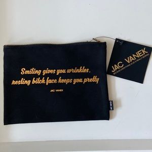 Jac Vanek Black Pouch